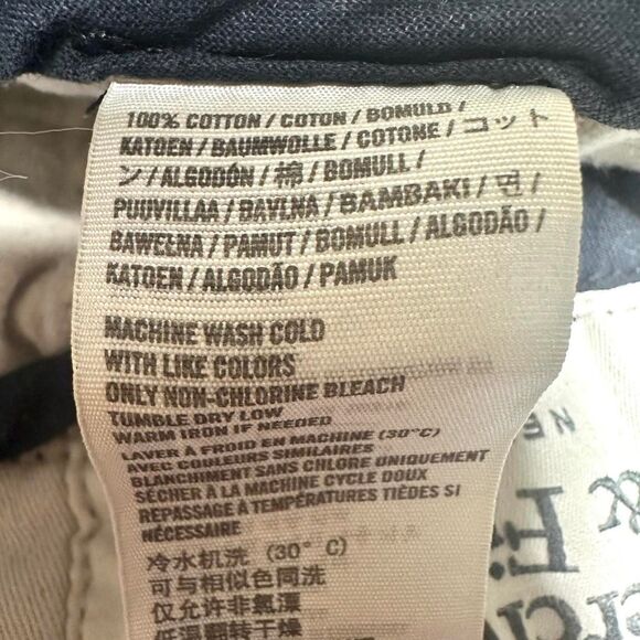 ABERCROMBIE & FITCH Gray Distressed Shorts Mens 30 2000s Y2K Skater Grunge - Picture 6 of 6